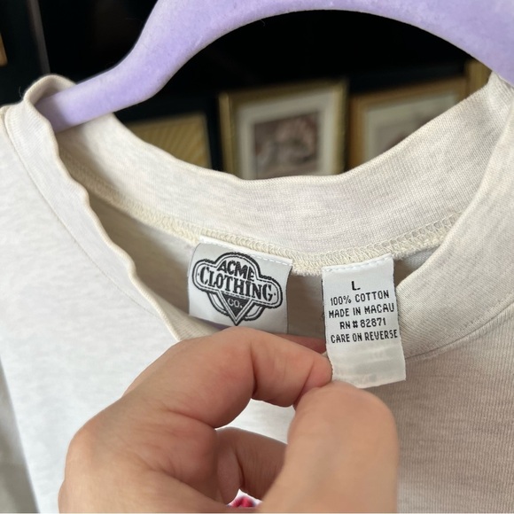 Vintage Acme Looney Tunes Slam Dunk Graphic Long Sleeve Shirt - Picture 3 of 6